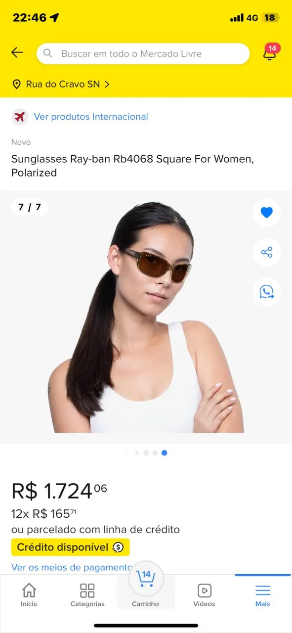 Óculos Ray Ban  Rb4068 - Foto 3