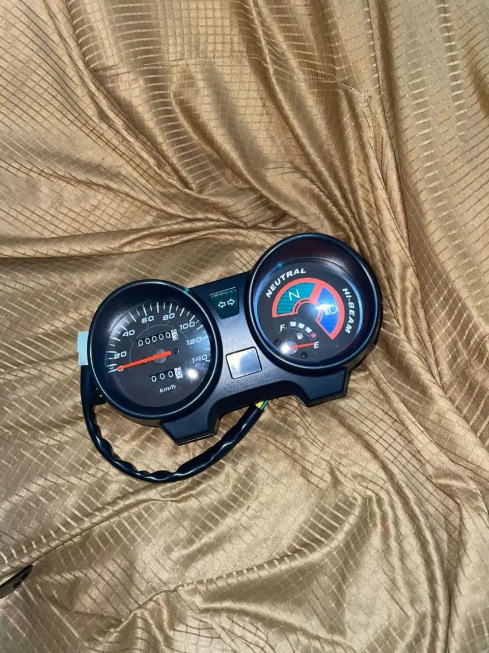 Caixa de farol completal + painel redondo+aranha + 4 setas e parafusos tudo novo - Foto 2