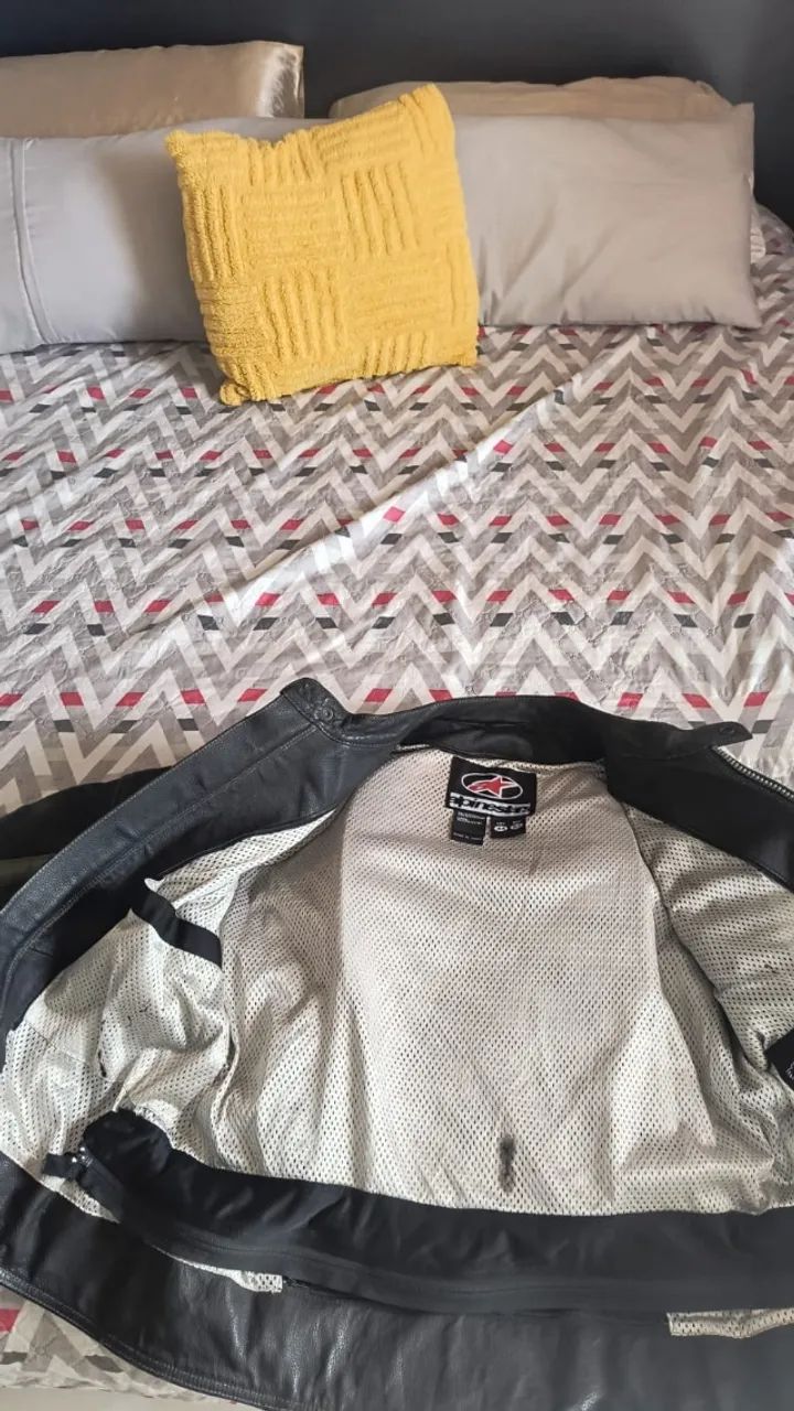 Jaqueta de Couro Esportiva Alpinestar - Foto 2