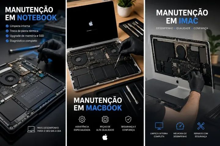 ASSISTÊNCIA ESPECIALIZADA EM NOTEBOOKS E APPLE - Foto 3