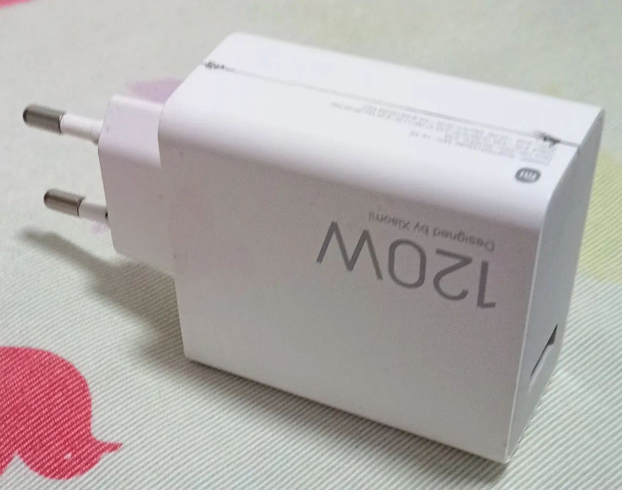 Fonte original 120W Turbo fast charging