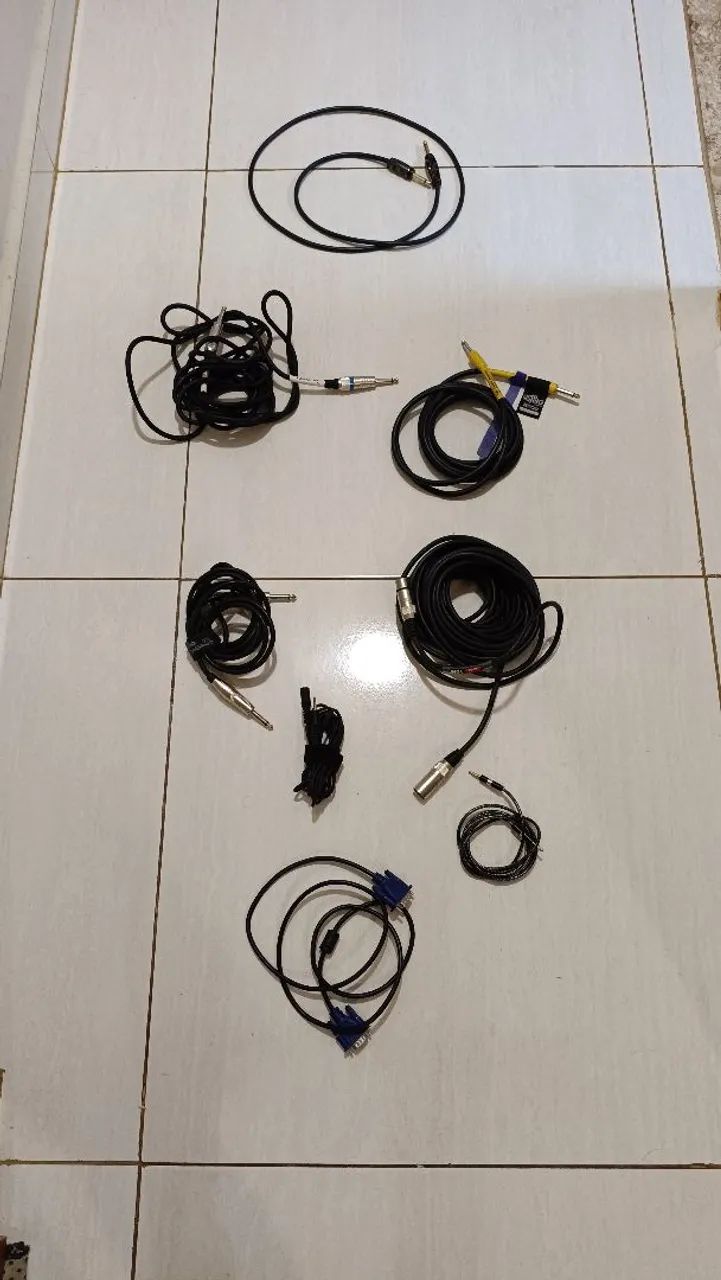 Cabo de guitarra...Cabo microfone 
