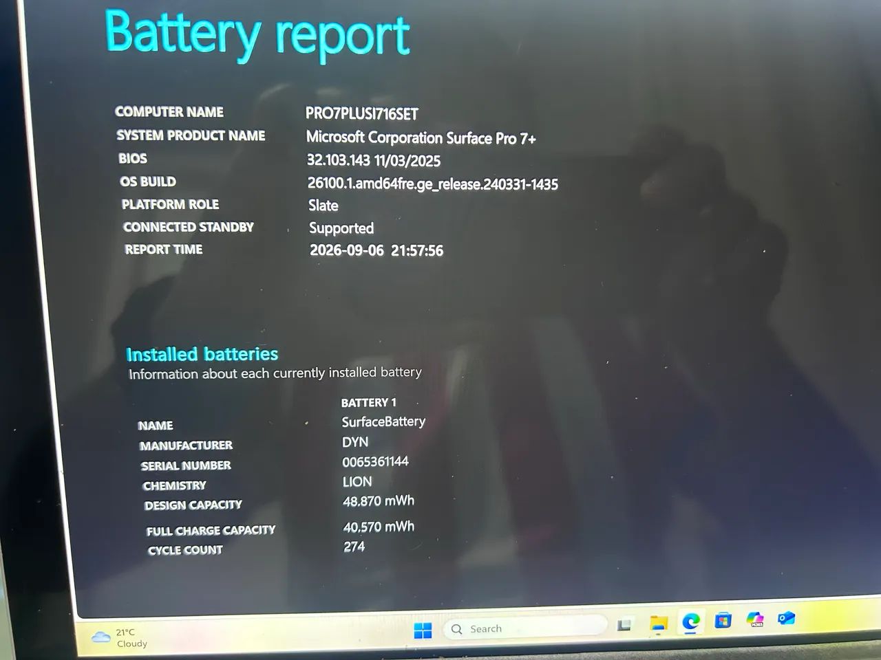 Surface pro 7+ plus i7 16 256  teclado carregador  e caneta incluidos - Foto 3