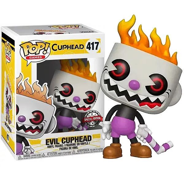 Funko Pop Cuphead Evil Cuphead 417 