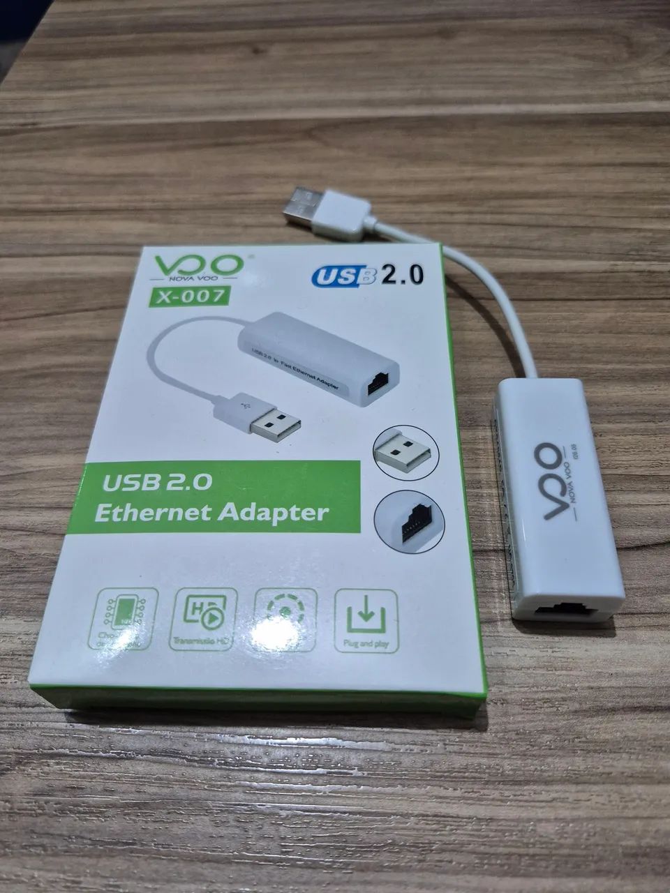Adptador USB Ethernet RJ 2.0 VDO