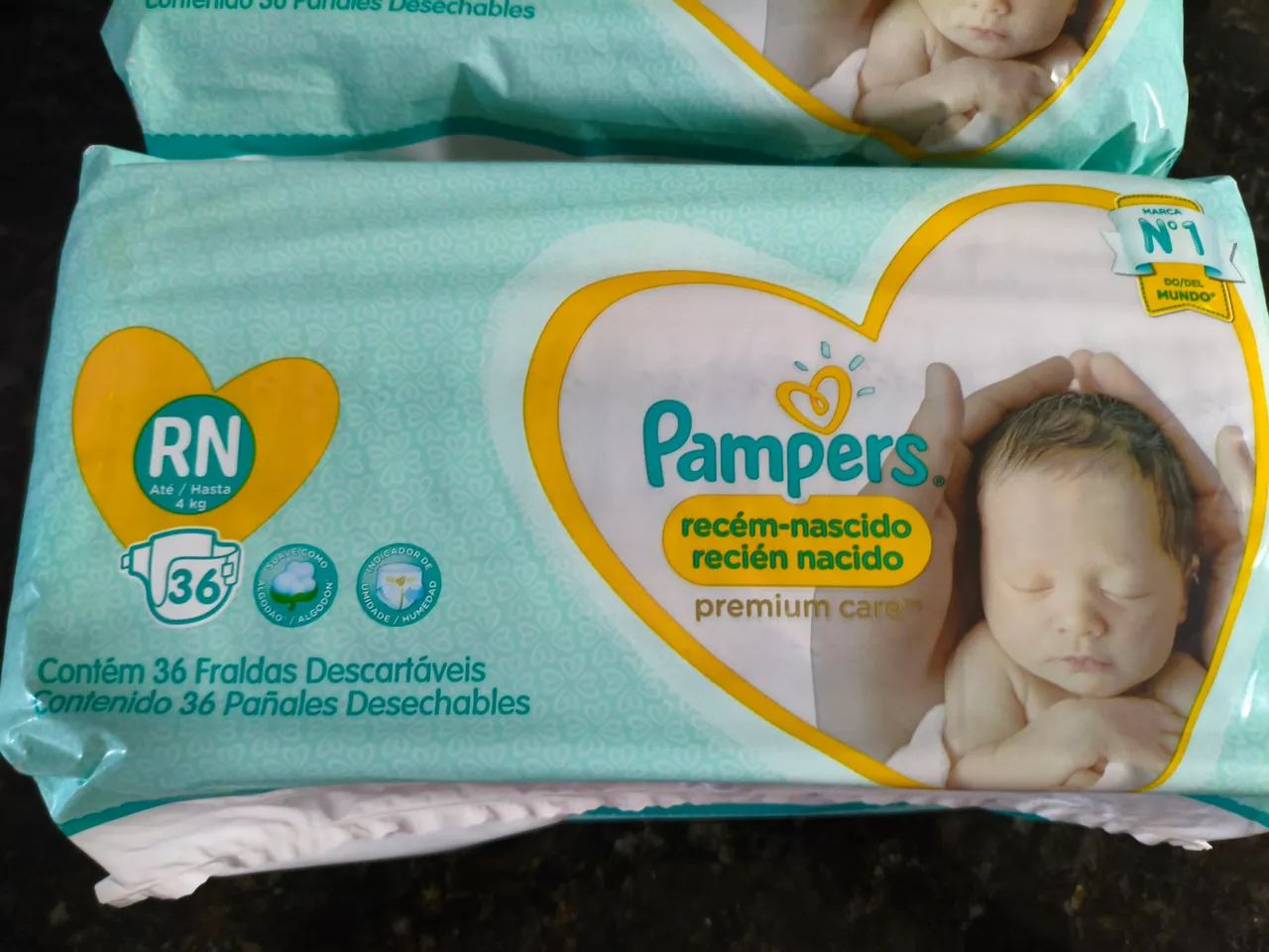 FRALDA PAMPERS RN PREMIUM C/36 - Foto 2