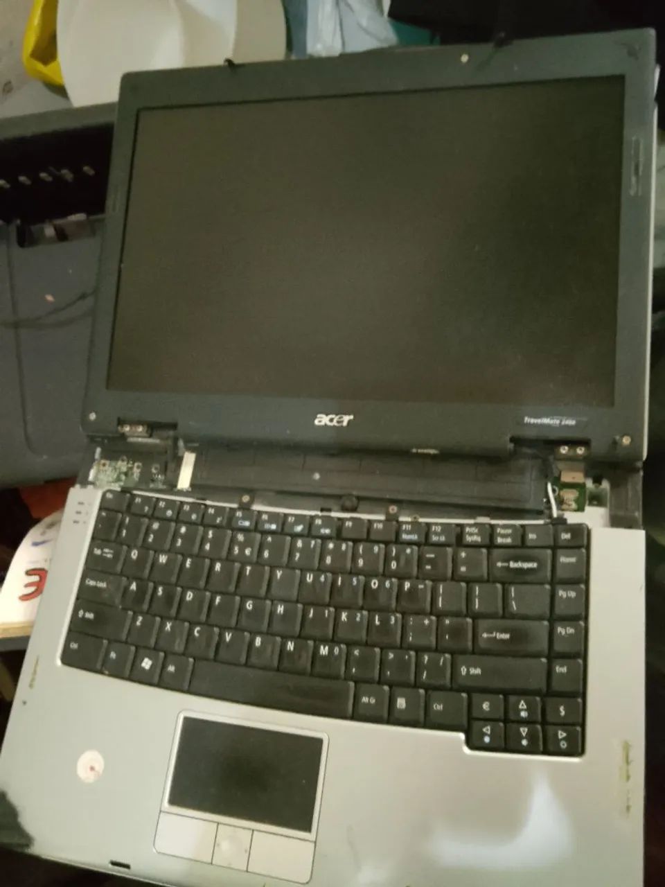Notebook para tirar peças 