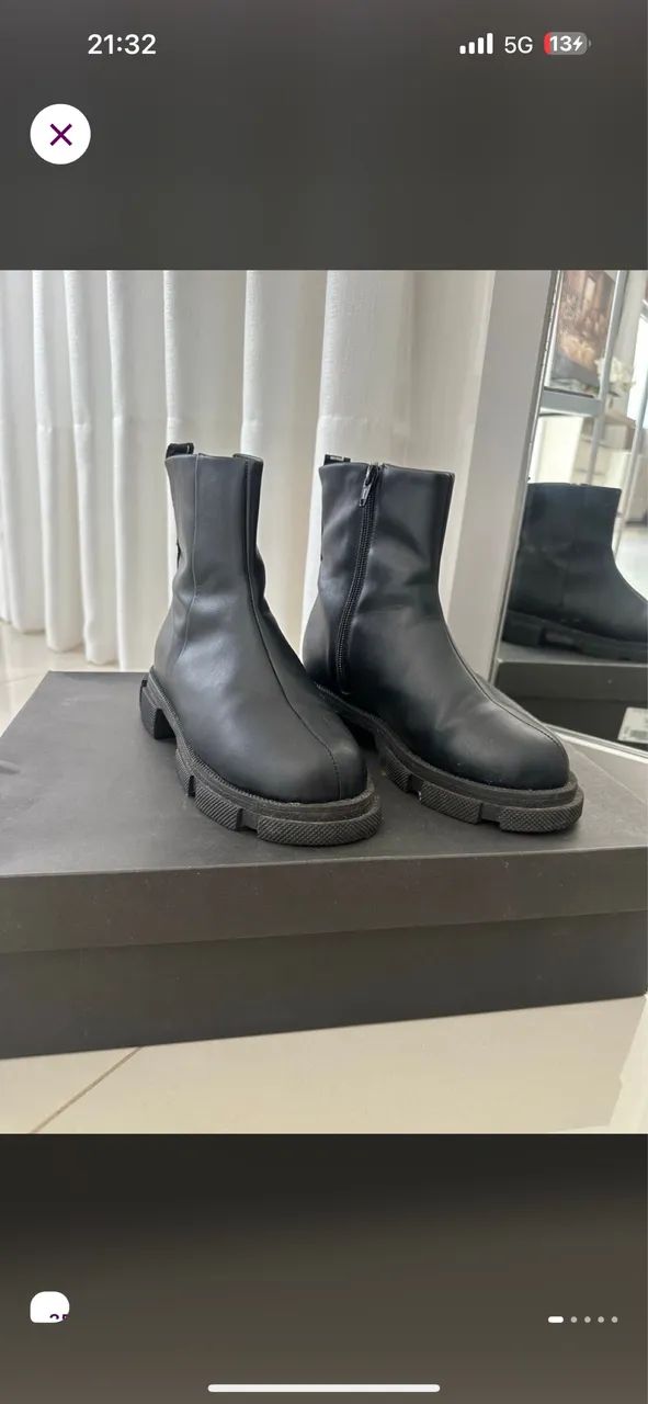 Bota coturno nova lizielize
