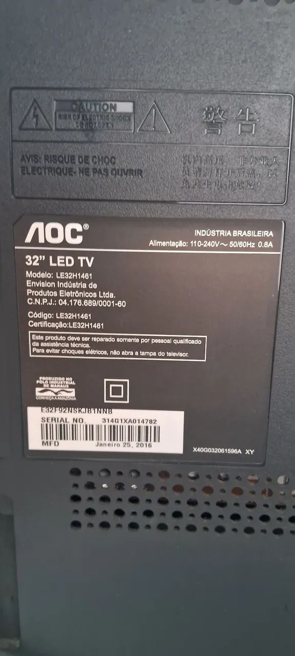 TV AOC 32" LED - Foto 2