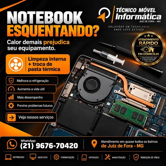 Limpeza Interna de Computador e Manutenção Preventiva - Foto 2