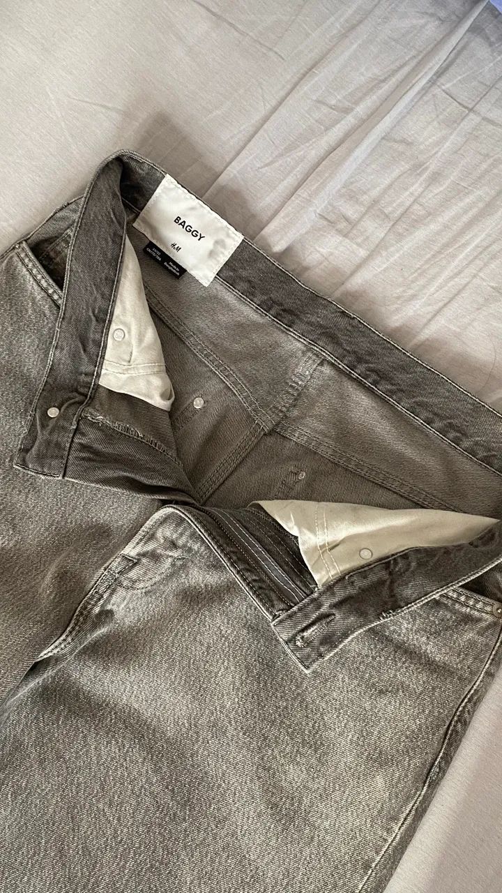 Calça Jeans Baggy H&M - Foto 3