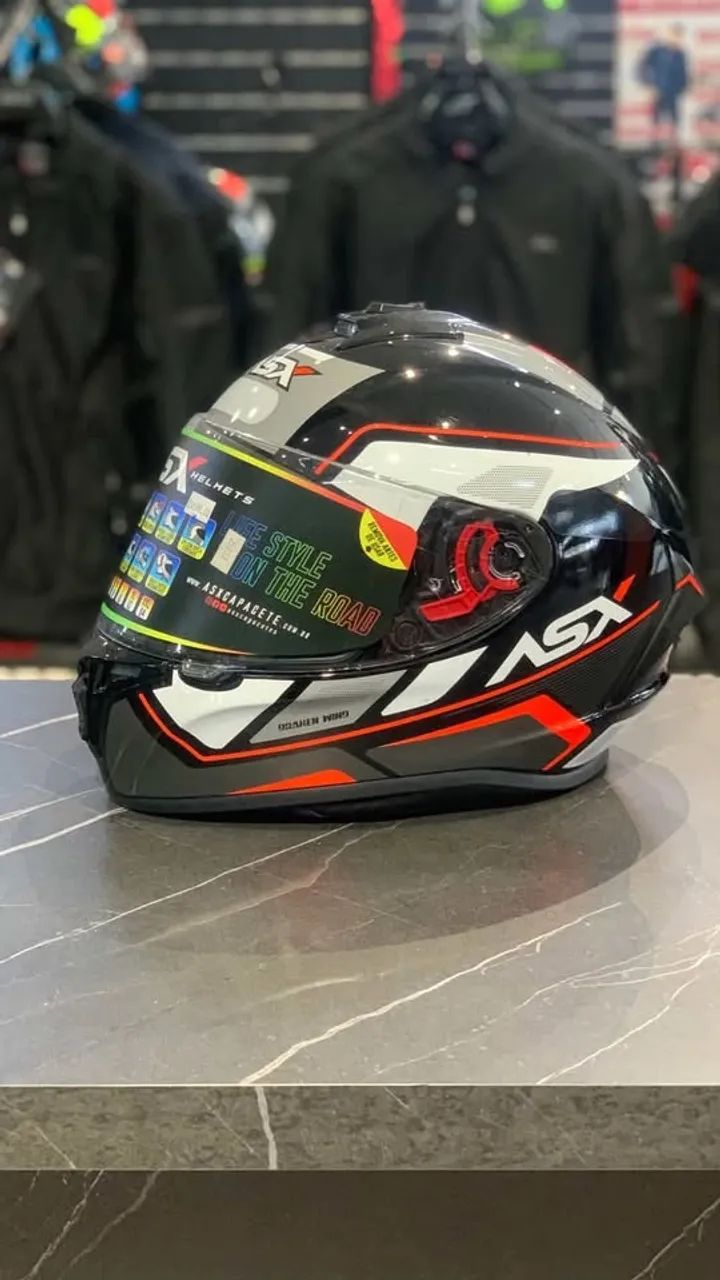 Capacete ASX Eagle/Draken - Foto 4