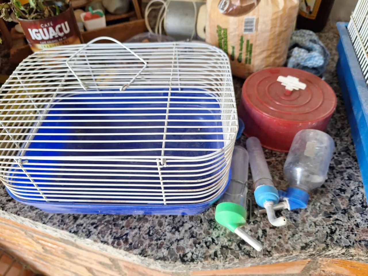 Gaiola hamsters e roedores acessórios gaiola pequena  - Foto 4
