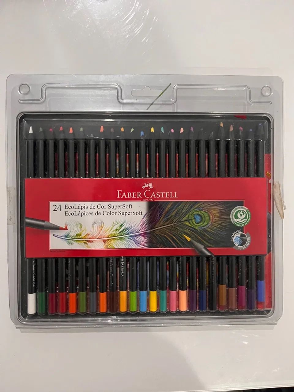 24 eco lápis de cor super soft 