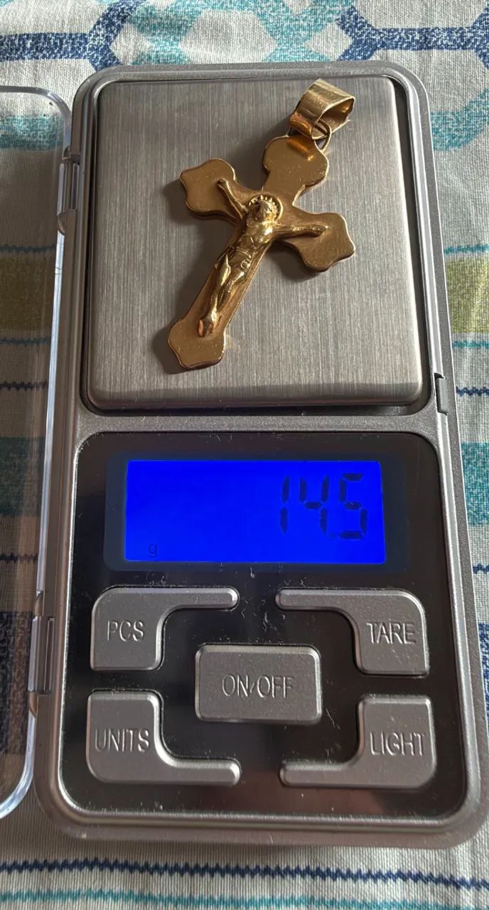 Crucifixo em Ouro 18K - Foto 2