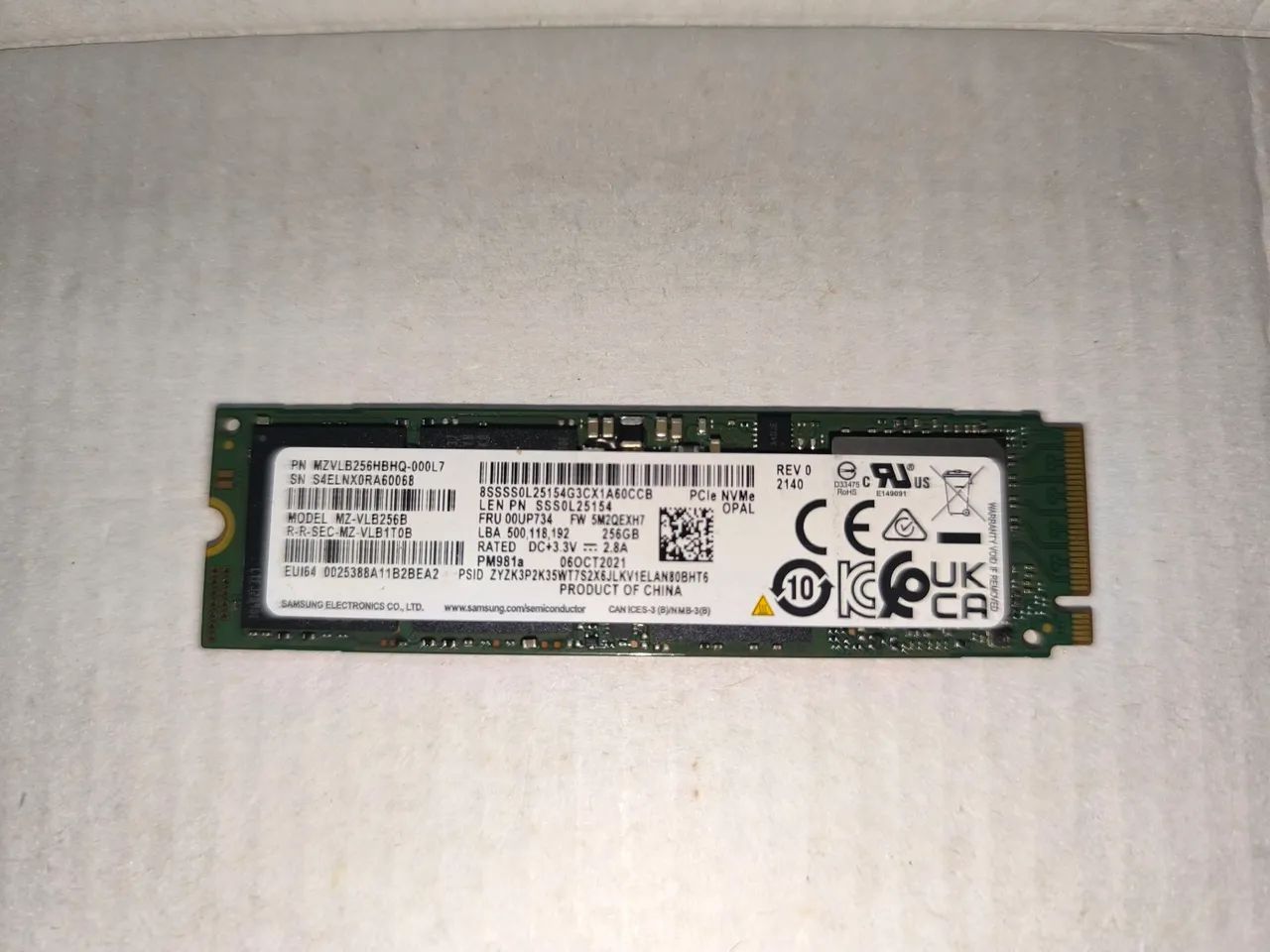 SSD NVMe 256GB Gen 3 x4 - Armazenamento - Campo Limpo, Feira de