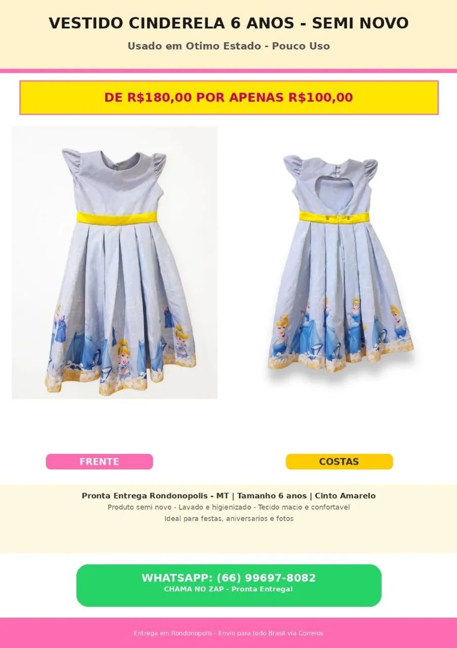 Vestido Infantil