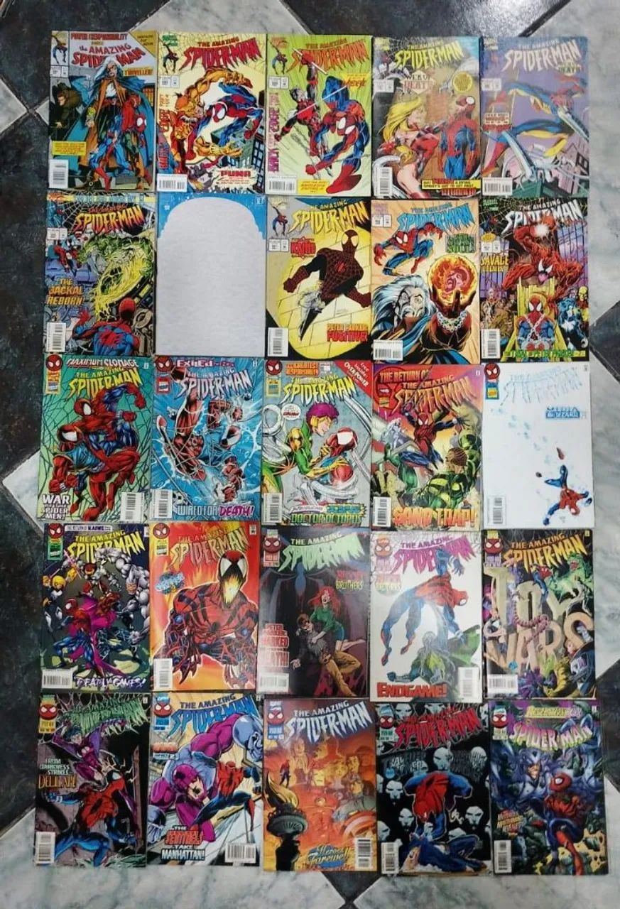 SPIDER-MAN CLONE SAGA (1994) COLEÇÃO IMPORTADA COM AS COMICS ORIGINAIS EM SINGLE ISSUES