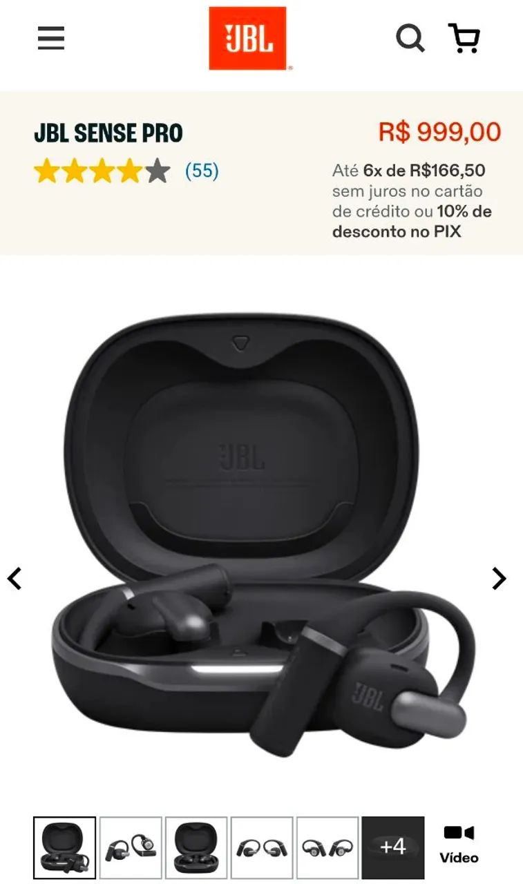 Fone de Ouvido JBL Sense Pro - Foto 4
