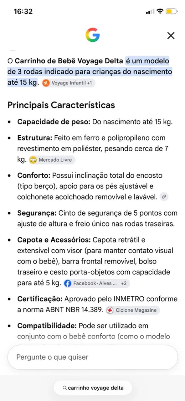 Carrinho de bebê Voyage delta  - Foto 4