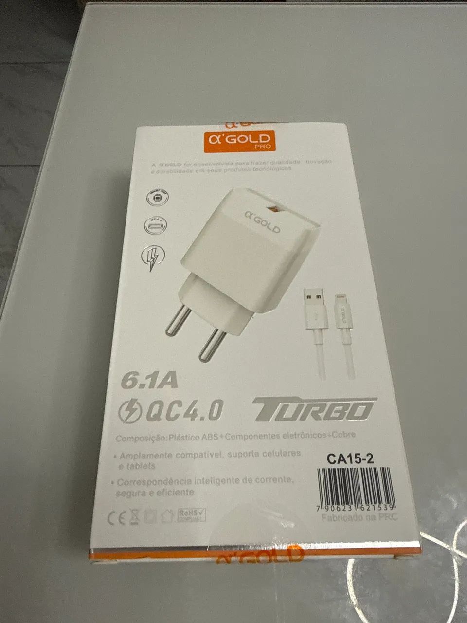 Carregador de iPhone 