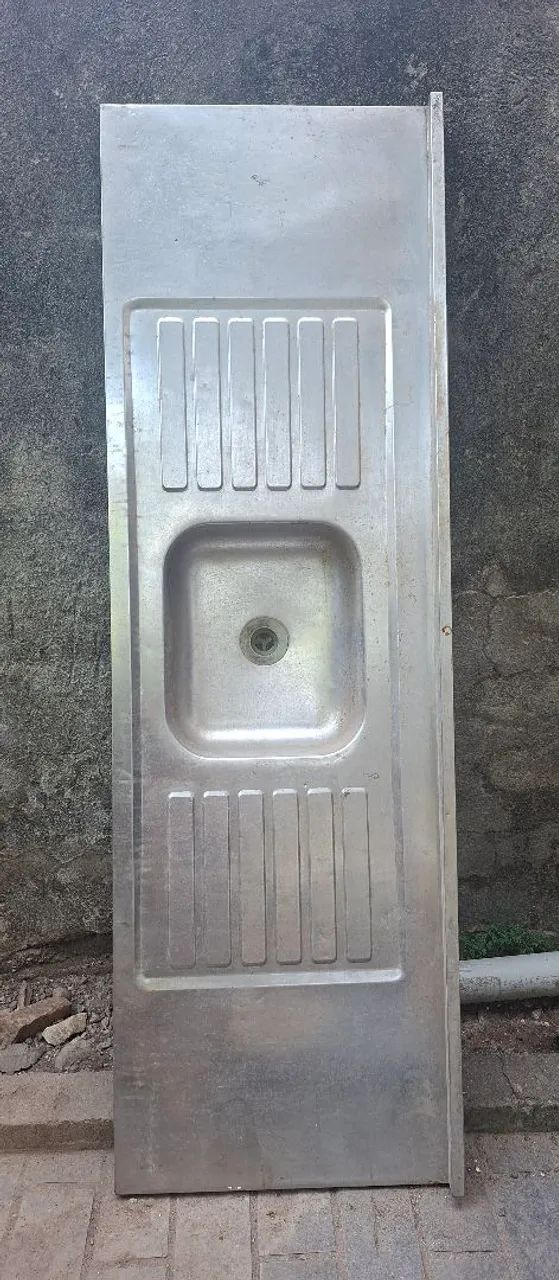 Pia Cuba Inox Concretada 180x60cm