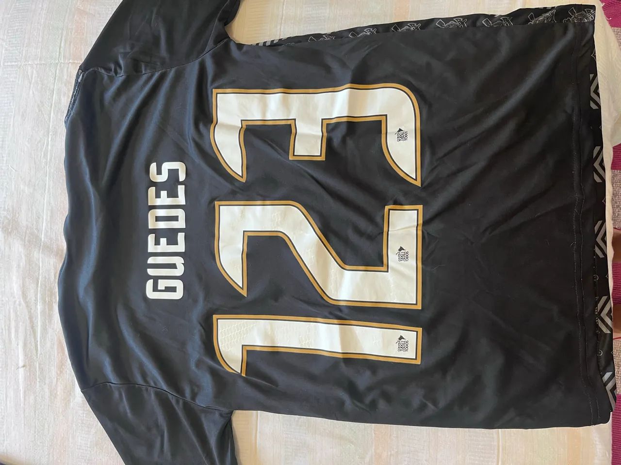 Camisa Corinthians Oficial Preto e Cinza - Foto 3