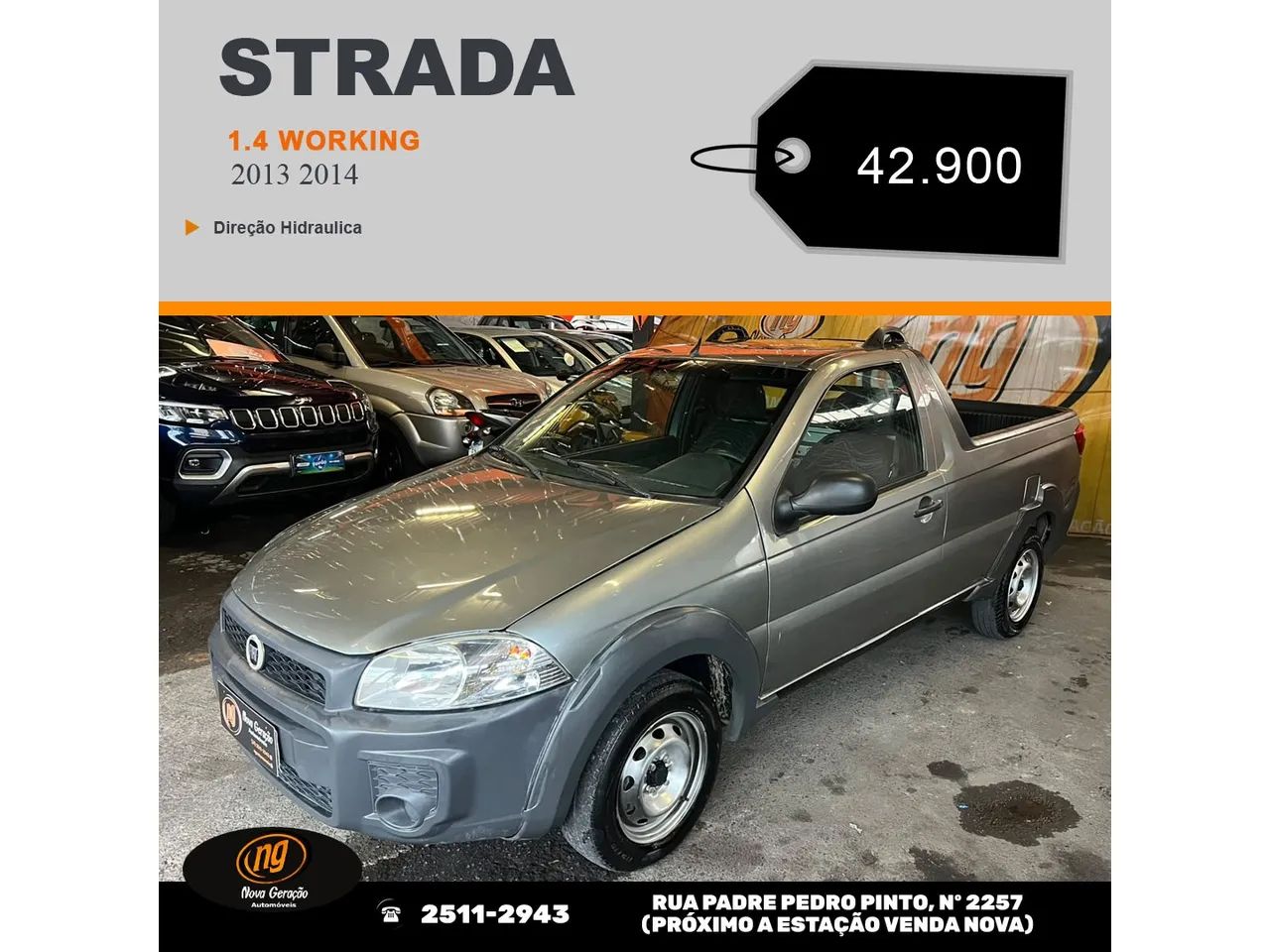Fiat Strada Working 1.4 MPI Fire Flex 8V CS 2014