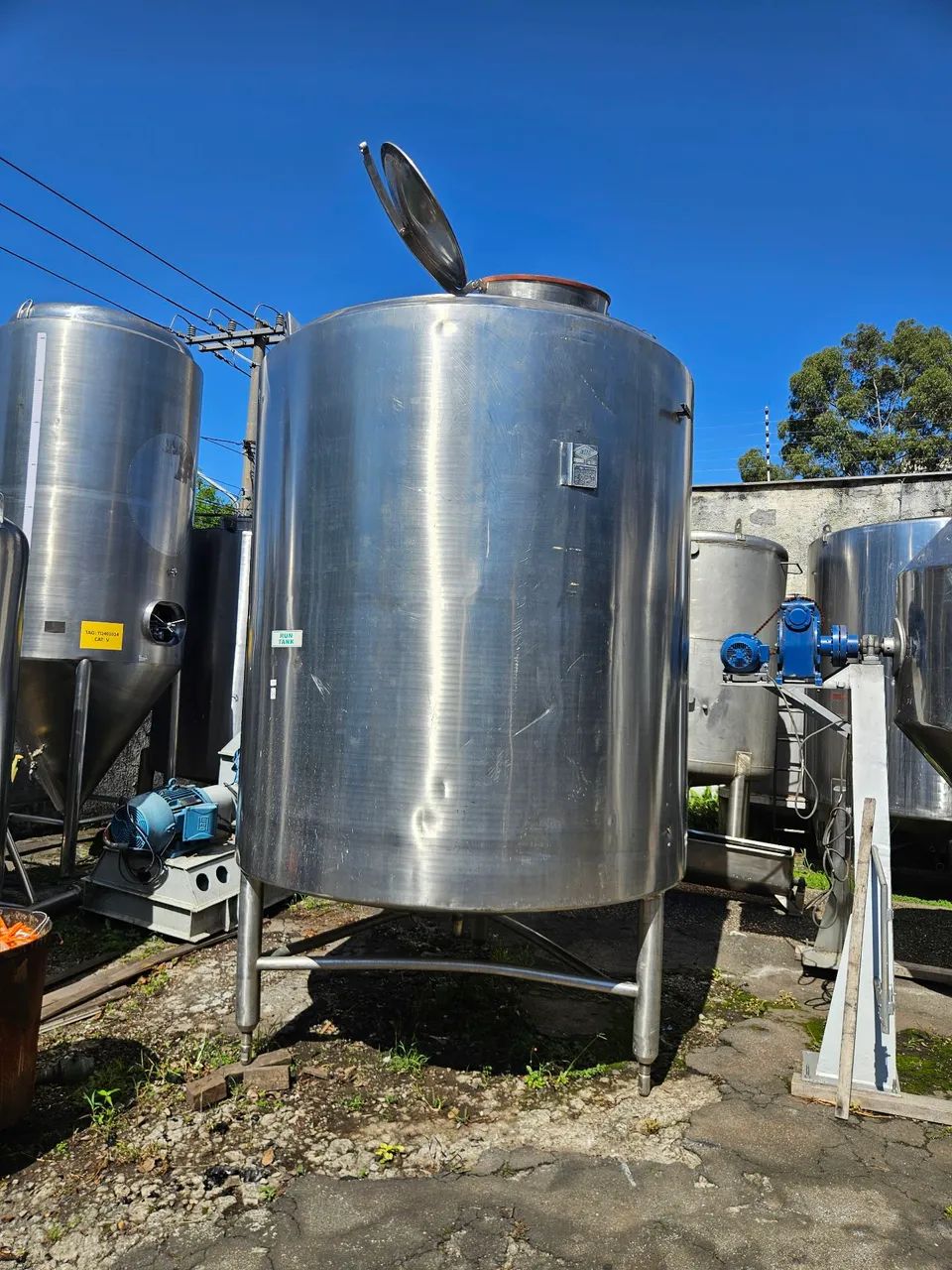 Tanque reator inox 316 - 8.000 litros  - Foto 5