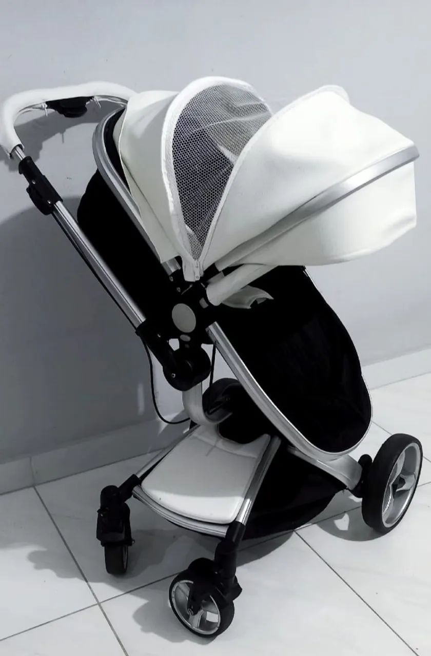 Carrinho Litet Candy giro 360+Bebê Conforto+Base - Foto 3