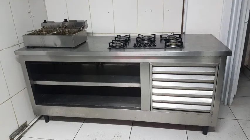 Bancada Inox Cozinha 
