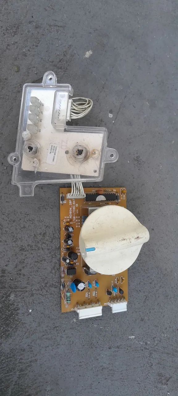 Placa de máquina de lavar eletrolux 