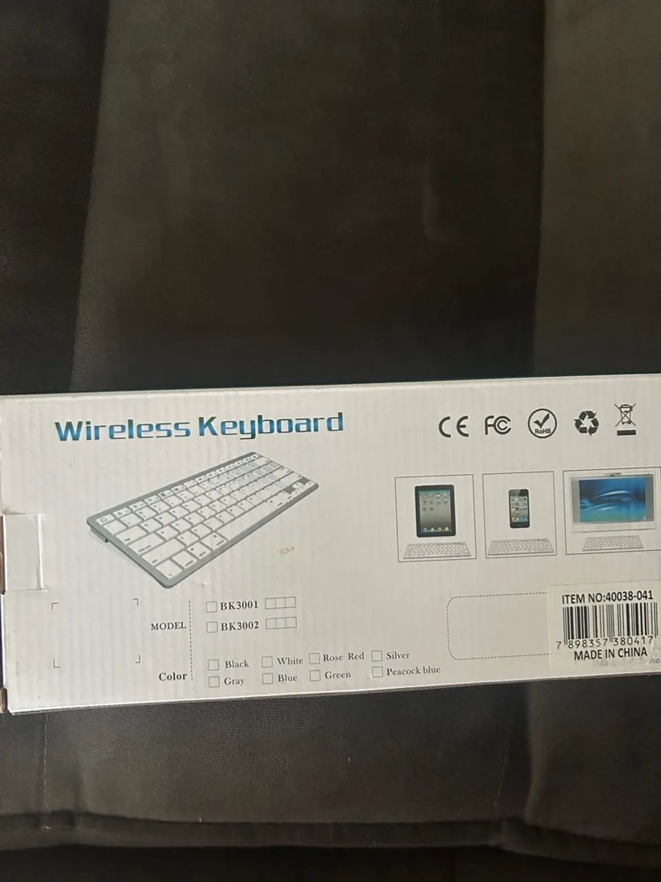 Teclado sem fio para PC, tablet e celular  - Foto 2