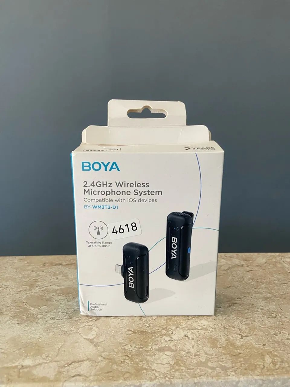 Microfone Lapela Boya