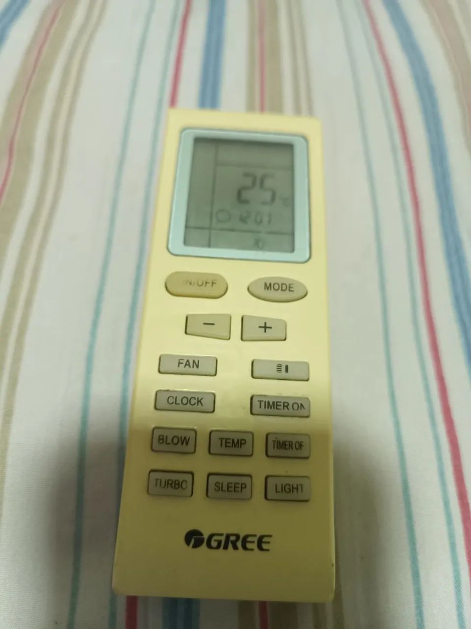 Controle ar condicionado Gree tipo yb1fa