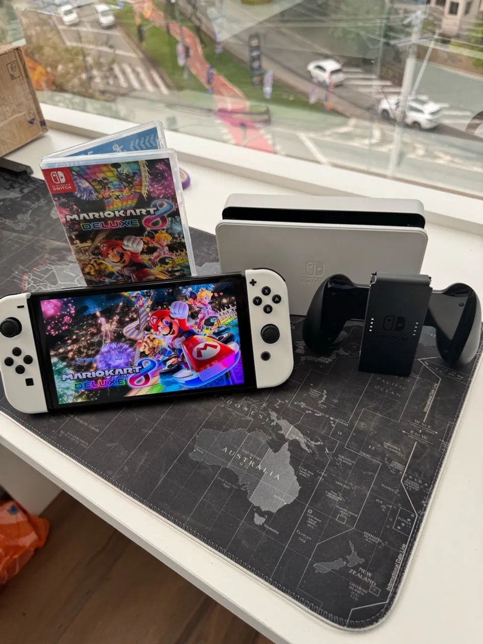 Nintendo Switch oled + jogo Mario Kart 