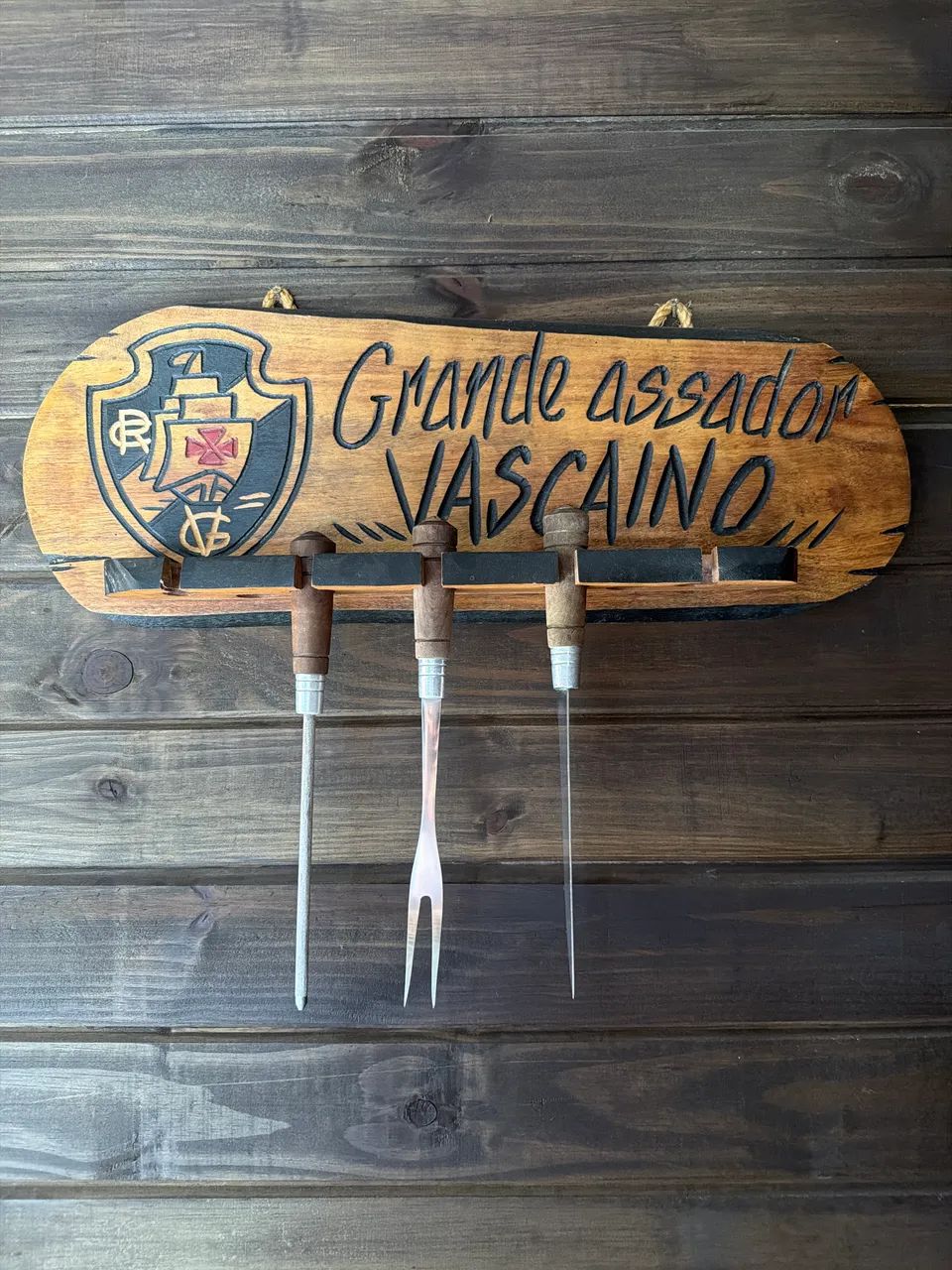 Relógio e suporte para facas do Vasco  - Foto 3