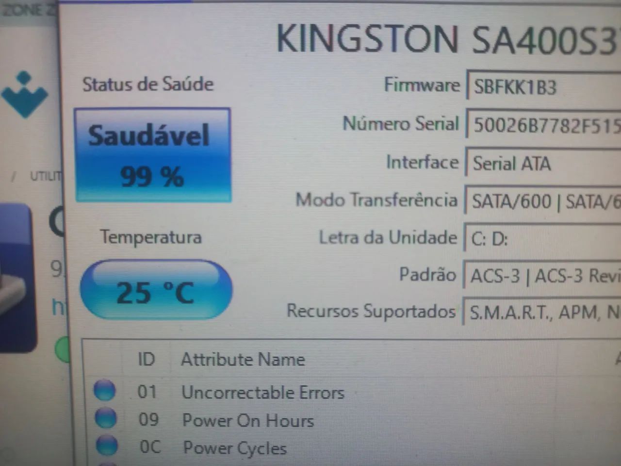 Vendo SSD KINGSTON 480GB PERFEITO - Foto 3
