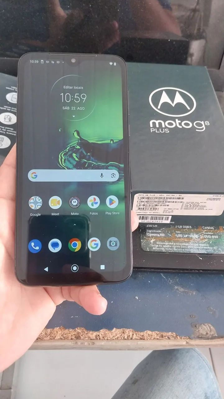 Celular Motorola Moto G 8 plus 64gb tela nova funcionando perfeitamente. 