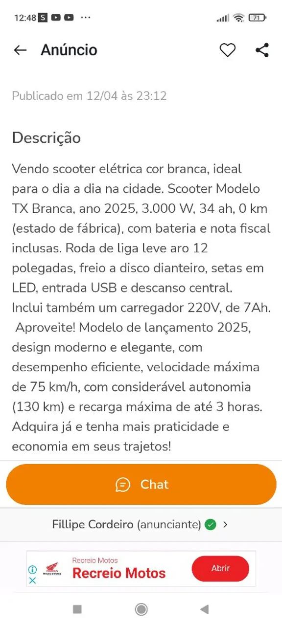 Moto Elétrica  - Foto 3