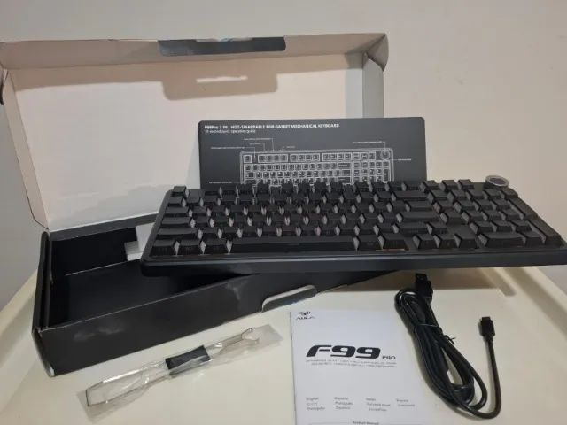 Teclado Mecânico AULA F99 PRO (Tri-Mode) - Foto 4