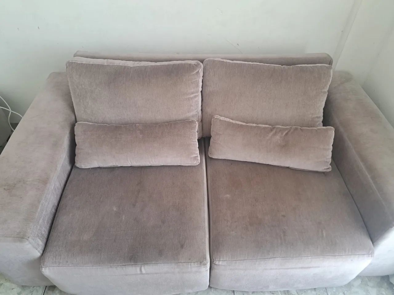 Conjunto Sofá Retrátil 5 Lugares - 2 e 3 Lugares - Madeira Nobre