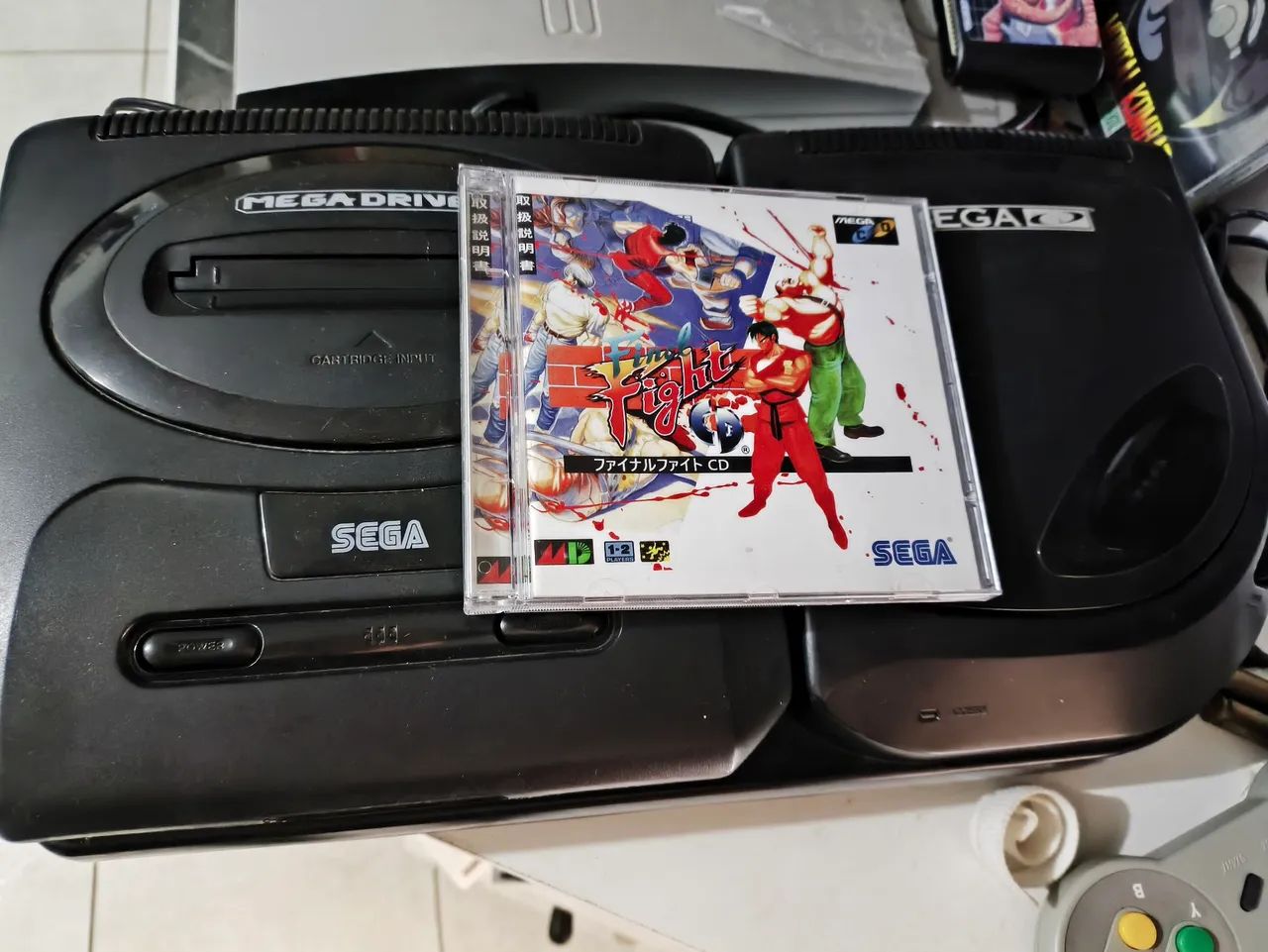 IMPERDÍVEL! SEGA CD + MEGA DRIVER FUNCIONANDO PERFEITAMENTE - Foto 2