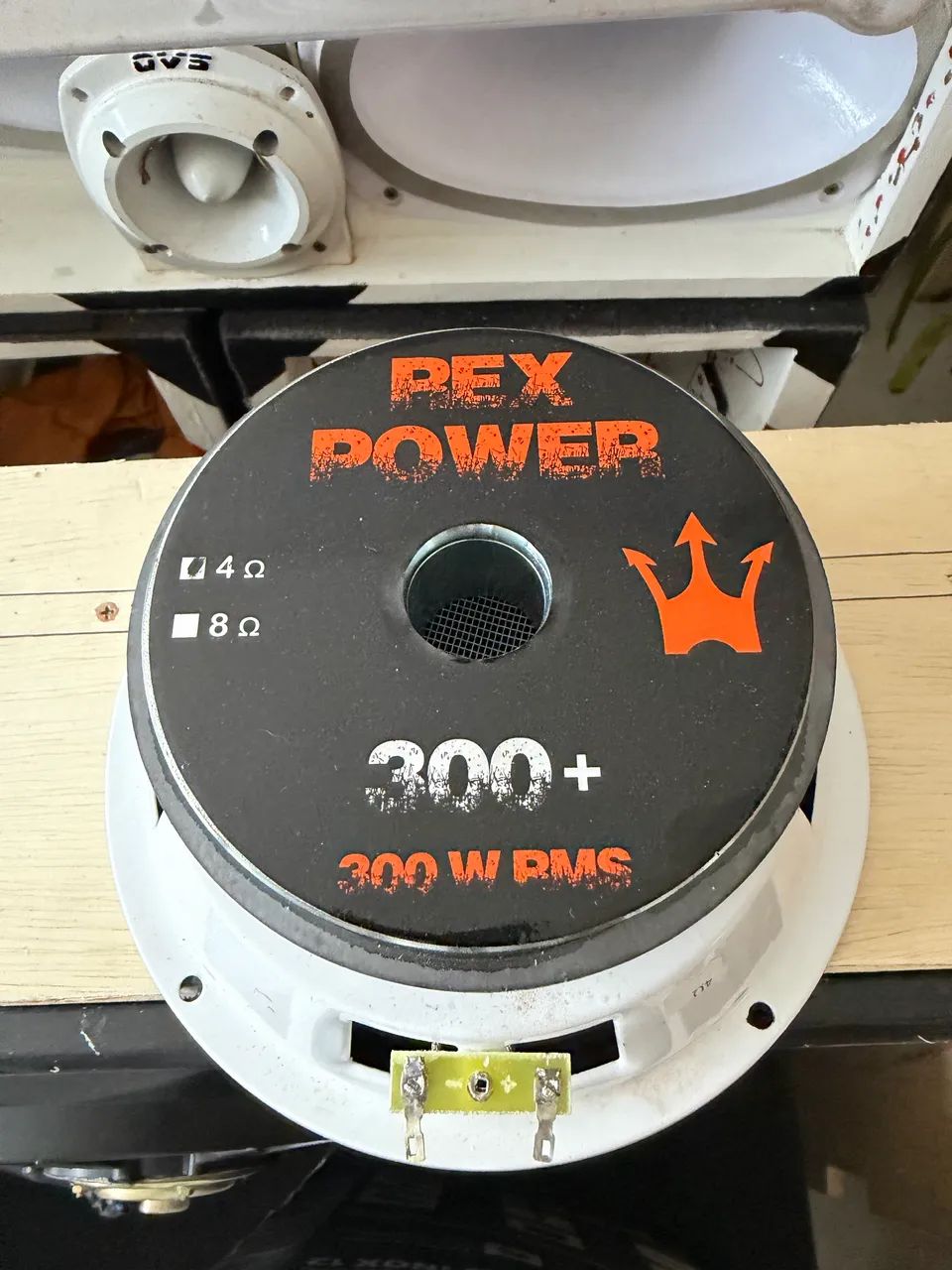 Falante Woofer Médio Grave 8 Polegadas 300w Rms Rex 300+  