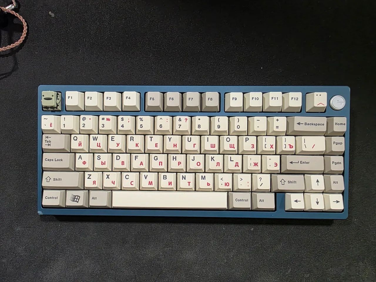Teclado Custom 75% TGR Tomo SE Suave Blue