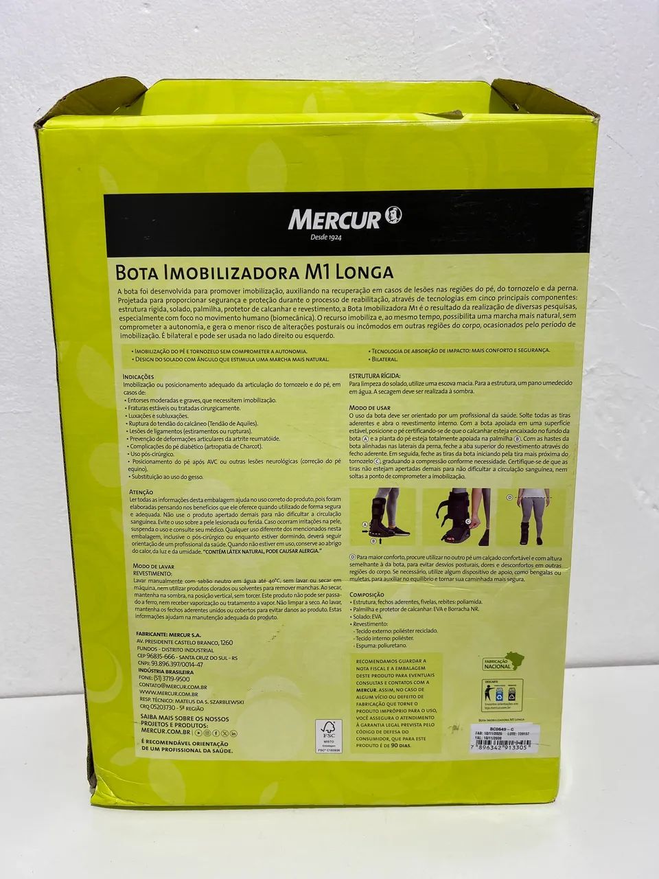 Bota Imobilizadora M1 Longa Mercur - Foto 3