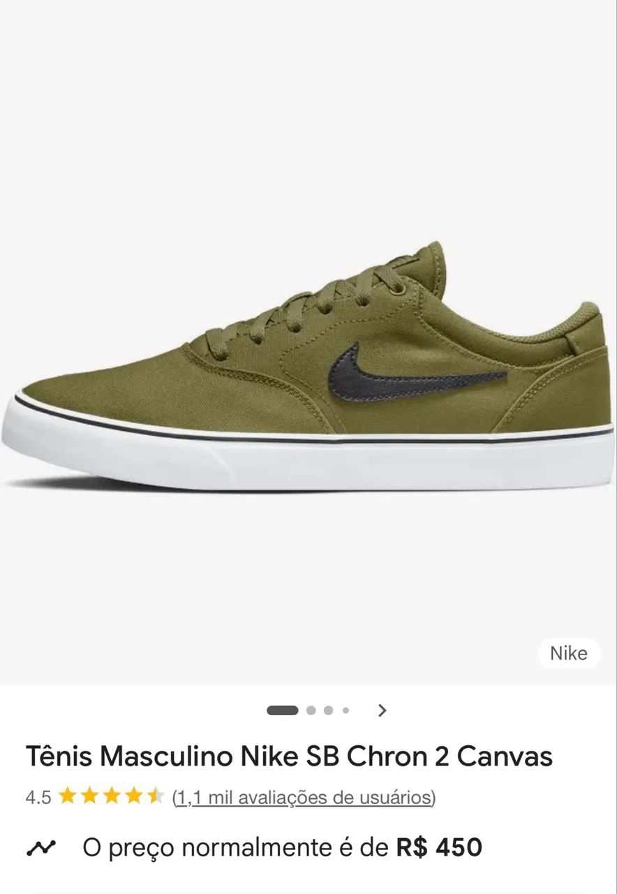 Tênis Original Nike Sb Canvas nº37  - Foto 2