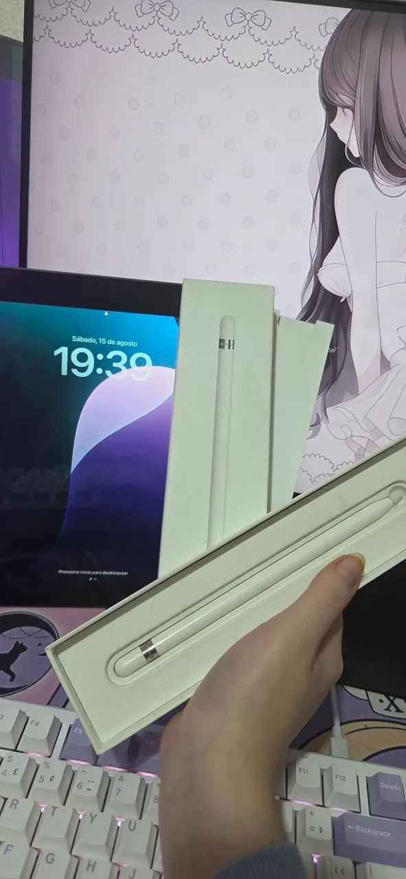 IPad 9ª Geração 64GB + Apple Pencil Original + Capa