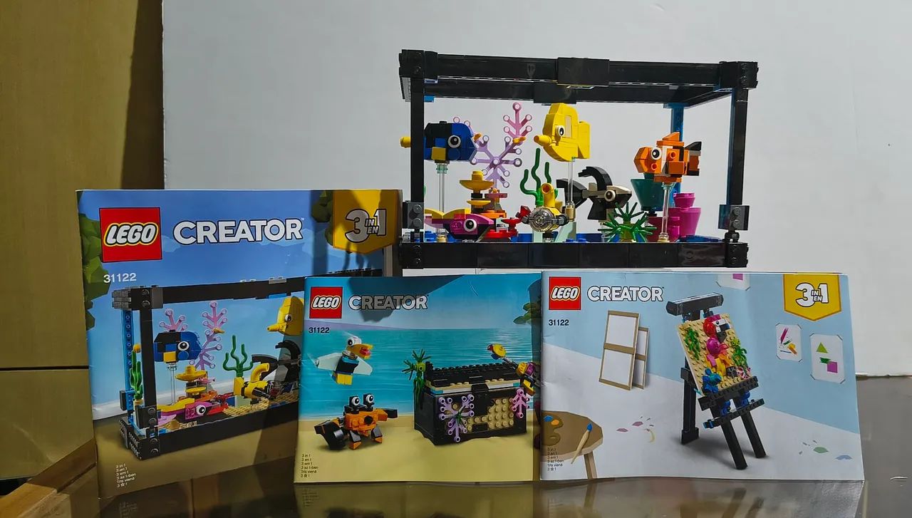 Lego Creator 3 em 1 Aquário de Peixes 31122
