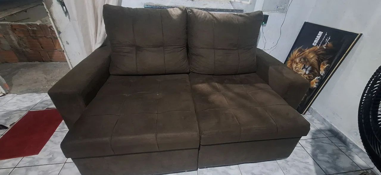 Sofá retrátil cama 1.500 - Foto 4